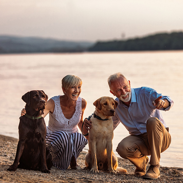 Couple with their dogs | Every Christian Hypnotized Couple with their dogs
